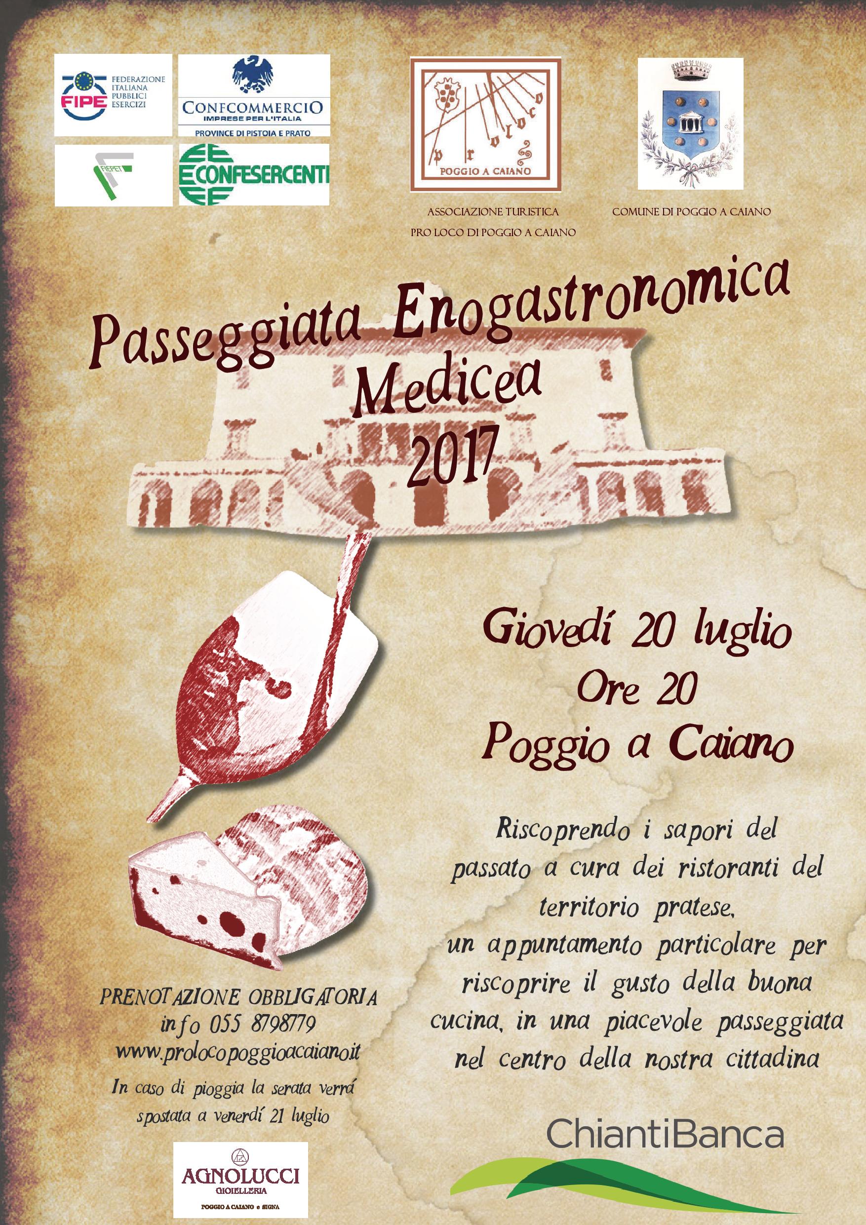 Passeggiata Enogastronomica Medicea 2017